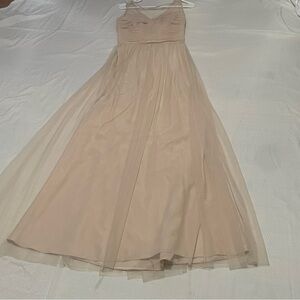 Elegant Nude Maxi Dress